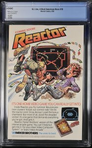 G.I. Joe, A Real American Hero #10 (4/83) Graded CGC 9.4