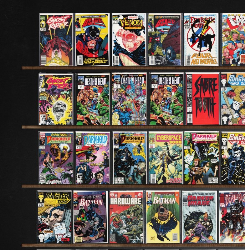 Huge Lot 150+ Comics with Death&, Action Comics, The H.A.R.D. Corps & More!