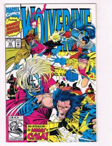 Wolverine #55 VF Marvel Comics Comic Book X Men June 1992 DE24