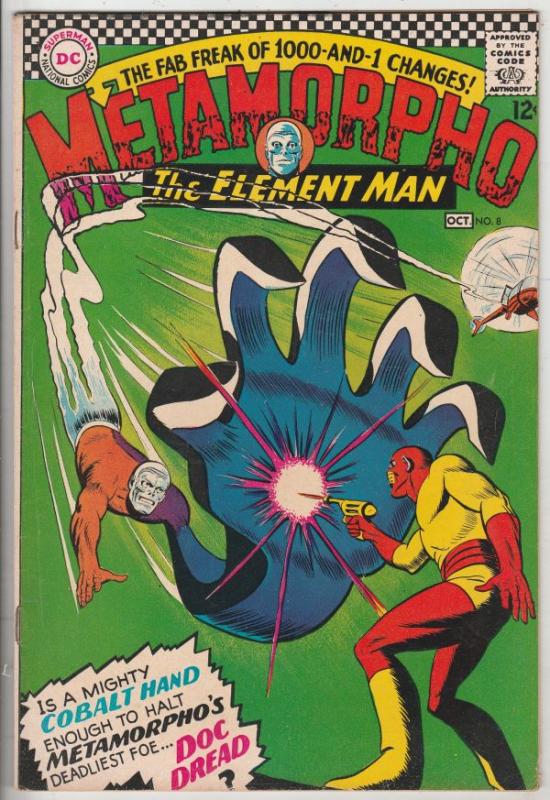 Metamorpho the Element Man #8 (Oct-66) NM- High-Grade Metamorpho, Simon Stagg...