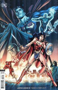 Justice League (4th Series) #18A VF/NM ; DC | Statue of Liberty Variant