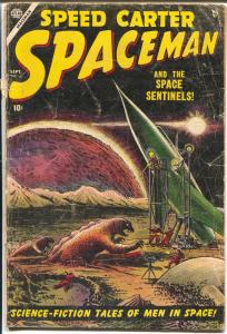 Spaceman #1 1953-Atlas- Joe Maneely-1st issue-1st Speed Carter-pre-code sci-fi-G