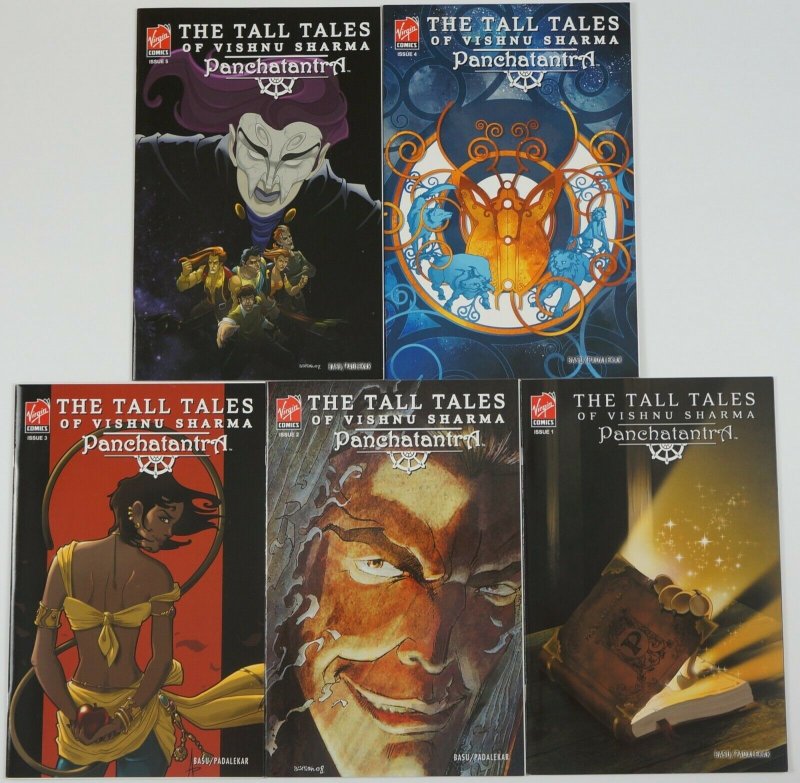 Tall Tales of Vishnu Sharma: Panchatantra #1-5 VF/NM complete series 2007 VIRGIN