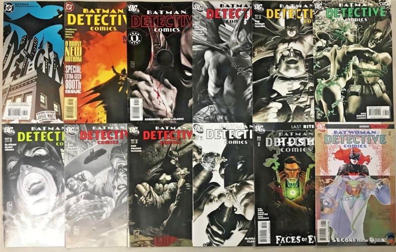 DETECTIVE COMICS#765-857 VF/NM LOT 2002 (12 BOOKS) DC COMICS