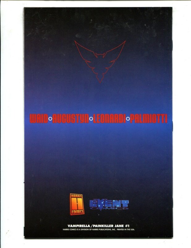 Vampirella/Painkiller Jane #1 - Red Foil Variant, Joe Quesada, Waid (9.2) 1998