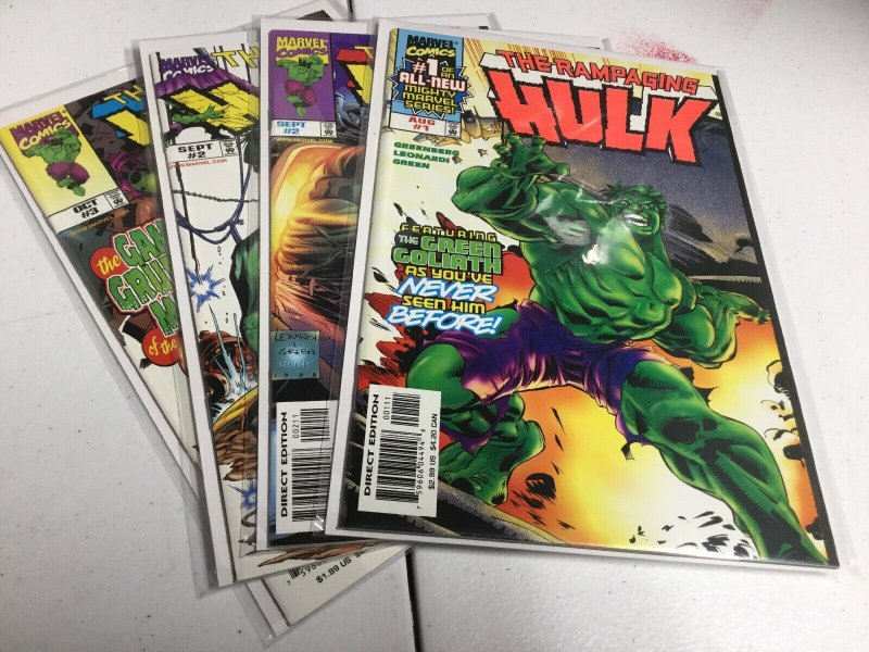 The Rampaging Hulk 1-3 Nm Near Mint 1998 Marvel Comics