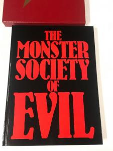 THE MONSTER SOCIETY OF EVIL DELUXE EDITION HARDCOVER SLIPCASE HC Mint Hawk Books