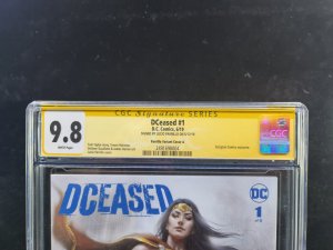 DCeased #1 - Signed Lucio Parrillo/ Scorpion Comics Exc - CGC 9.8 - 2019