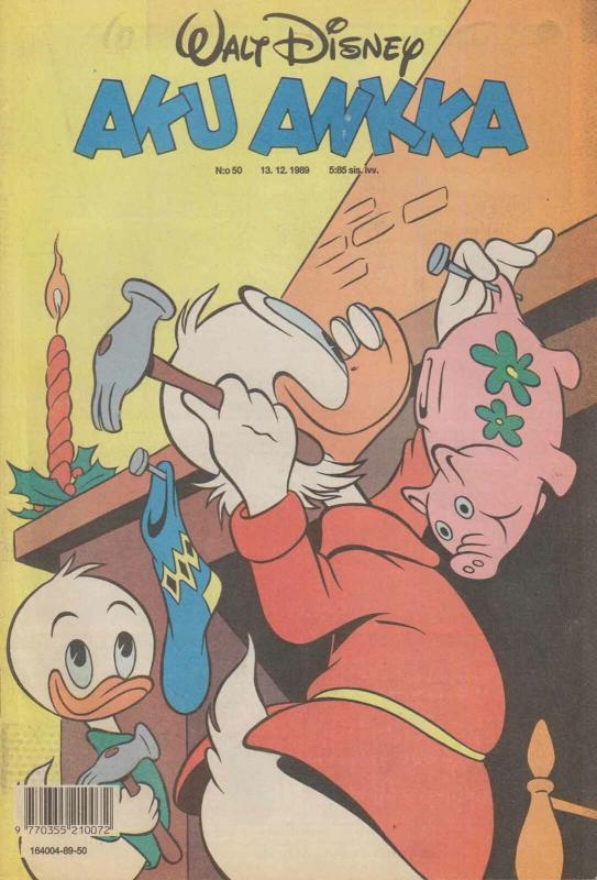 Walt Disney's Aku Ankka (1989) #50 FN; Sanoma | save on shipping - details insid