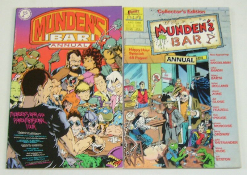 Munden's Bar #1-2 complete series - fish police - TMNT - omaha  wolff byrd