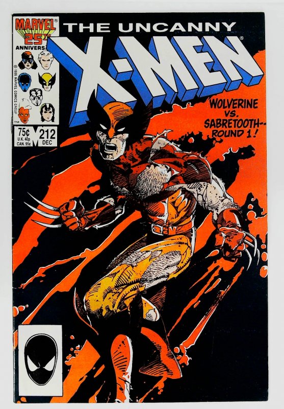 Uncanny X-Men (1981 series)  #212, VF+ (Actual scan)