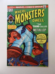 Where Monsters Dwell #26 (1974) FN/VF condition date stamp front cover