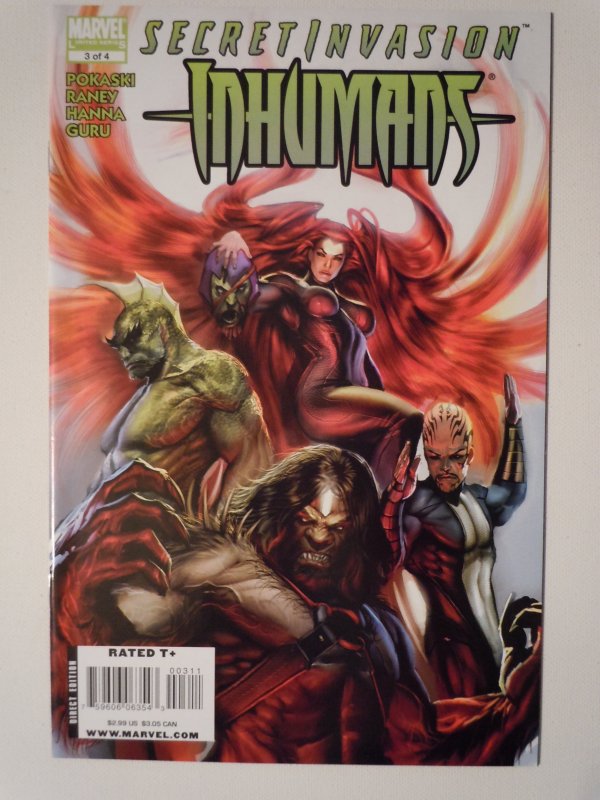 Secret Invasion: Inhumans #1-4 Set (2009)