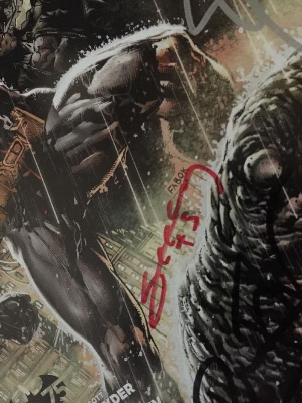 Batman Eternal 1 Nm Signed 4X Tynion Scott Snyder Fawkes Seeley At C2E2