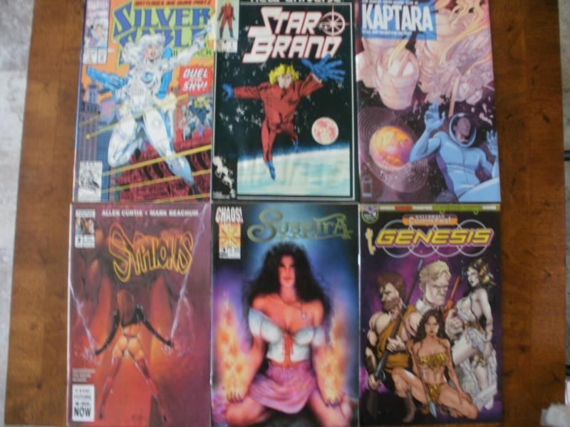 6 Comic: SILVER SABLE #3 STAR BRAND #1 SYPHONS #3 SUSPIRA #3 KAPTARA #1 GENESIS