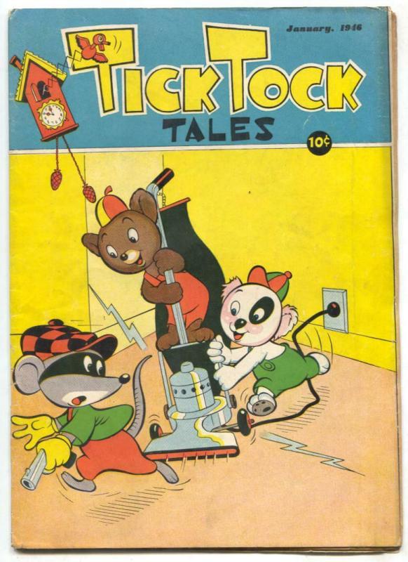 Tick Tock Tales #1 1946-Koko & Kola- Funny animals FN