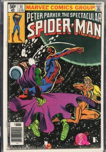 The Spectacular Spider-Man #51 Newsstand Edition (1981) Spider-Man
