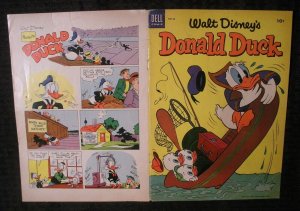 COVER ONLY 1954 Walt Disney's Donald Duck #36 GD+ 2.5 Dell Comics