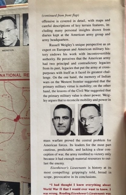 Eisenhower’s Lieutenant’s, vol.1, WEIGLEY, 1981