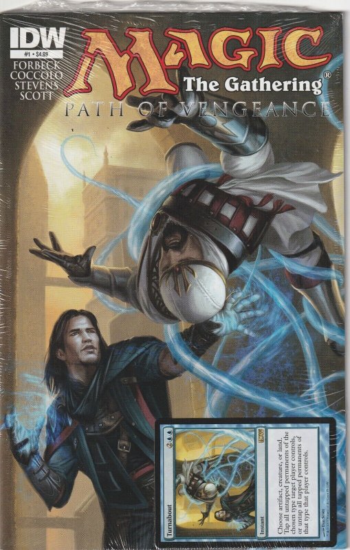 Magic The Gathering: Path Of Vengeance # 1 Sealed NM IDW MTG Turnabout [P2]