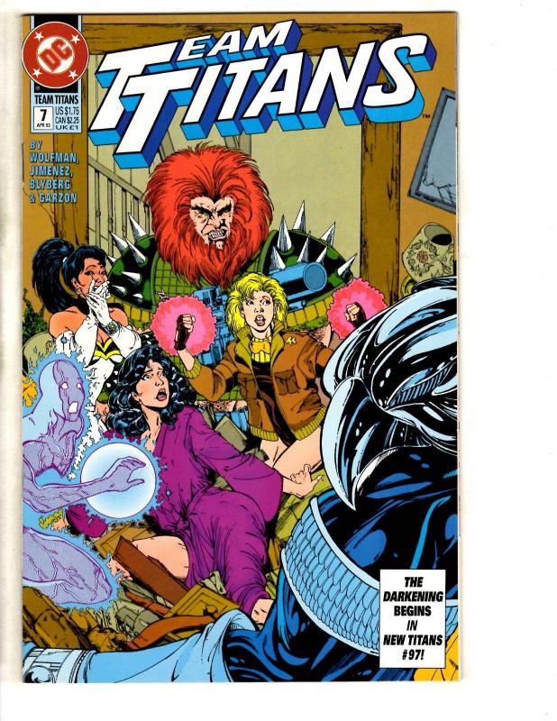 Lot Of 8 Team Titans DC Comic Books # 4 5 6 7 8 9 10 + Annual # 1 Flash CR19