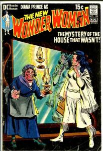 WONDER WOMAN #195 DC COMICS 1972 GHOST COVER! VG