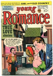 YOUNG ROMANCE #73 1954-KIRBY LAYOUTS-PRIZE COMICS-very good/fine VG/FN