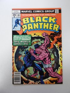 Black Panther #10 (1978) FN- condiiton stains front cover