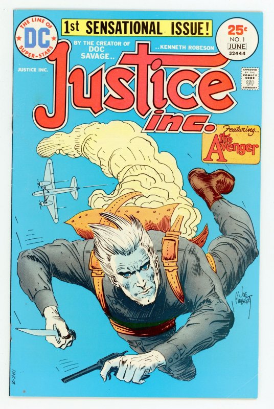 Justice Inc. #1,2,3,4 Full Run 1-4 Jack Kirby Joe Kubert VF-/FN+