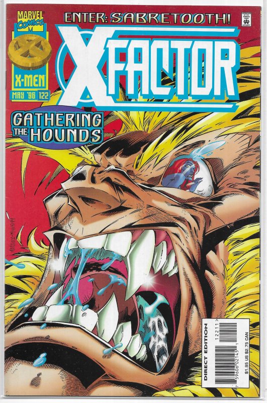 X-Factor (vol. 1, 1986) #122 VF Mackie/Matsuda, Sabretooth