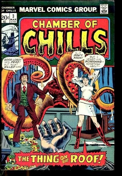 CHAMBER OF CHILLS #3-HORROR FRANK BRUNNER & DON HECK 73 VF-