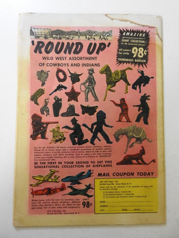 Straight Arrow #17 (1951) VG- Condition moisture stain, 1 in spine split