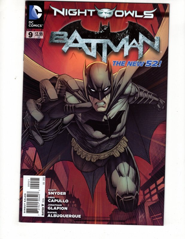 Batman #9 Dale Keown Variant Cover Night of The Owls (2012) / ID#246