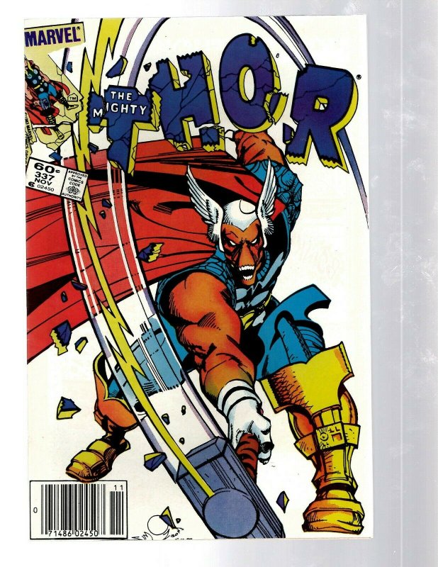 Mighty Thor # 337 NM Marvel Comic Book Loki Odin Asgard Sif Avengers Hulk RB8