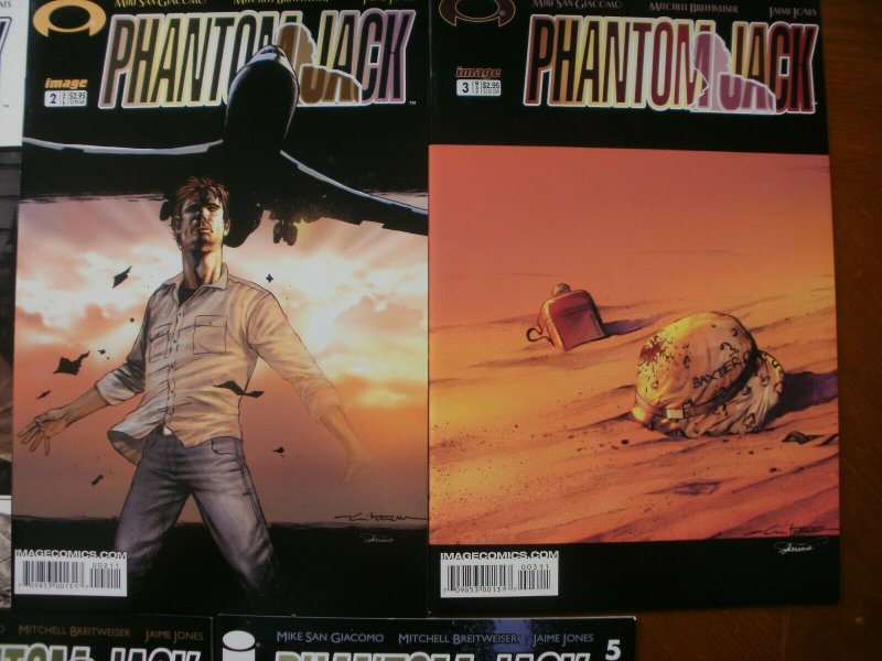 5 Image Comics PHANTOM JACK #1 #2 #3 #4 #5 (2004) Giacomo Breitweiser Jones