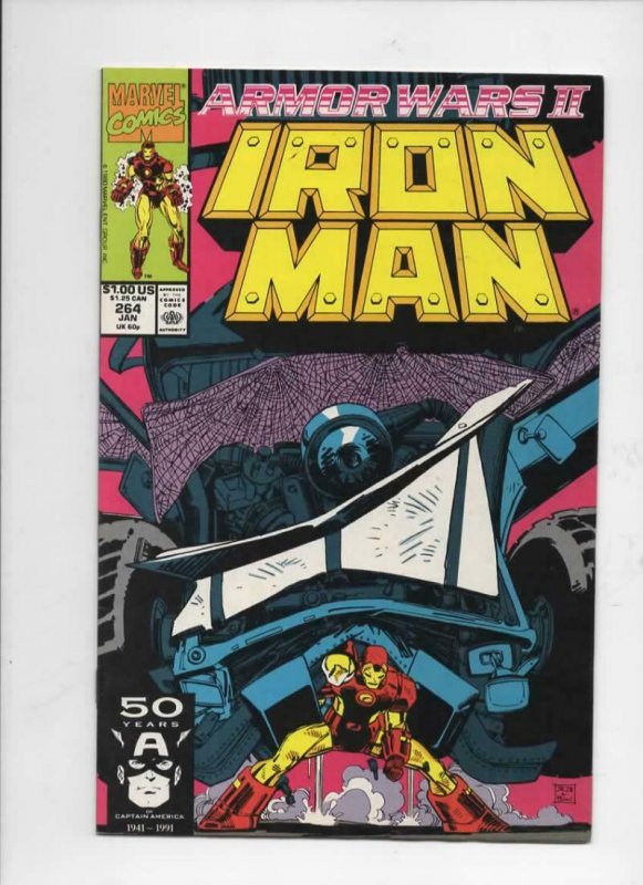 IRON MAN #264, VF/NM Tony Stark, Armor Wars, 1968 1991, more IM in store, Marvel