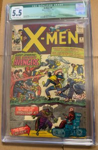 The X-Men #9 (1965) CGC 5.5 qualified, page 16 missing