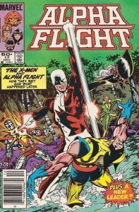 Alpha Flight (1st Series) #17 (Newsstand) FN ; Marvel | John Byrne Wolverine X-M