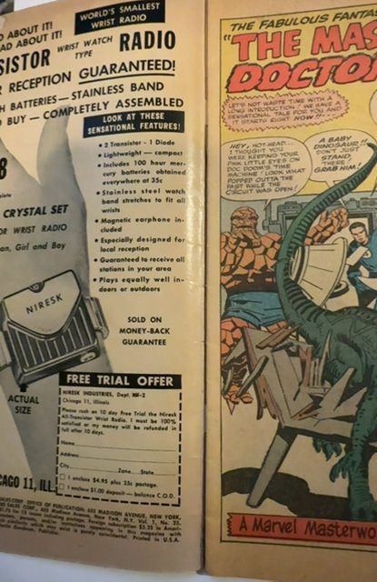 Fantastic Four #23 (1964) Dr Dooms master plan see description