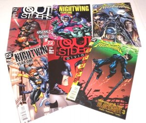 Nightwing Outsiders Lot of 6 (issues) DC Comics see more comic lots (ID#001)