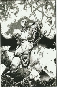 Red Sonja Black White Red # 1 Tan 1:7 Variant NM Dynamite [A2]