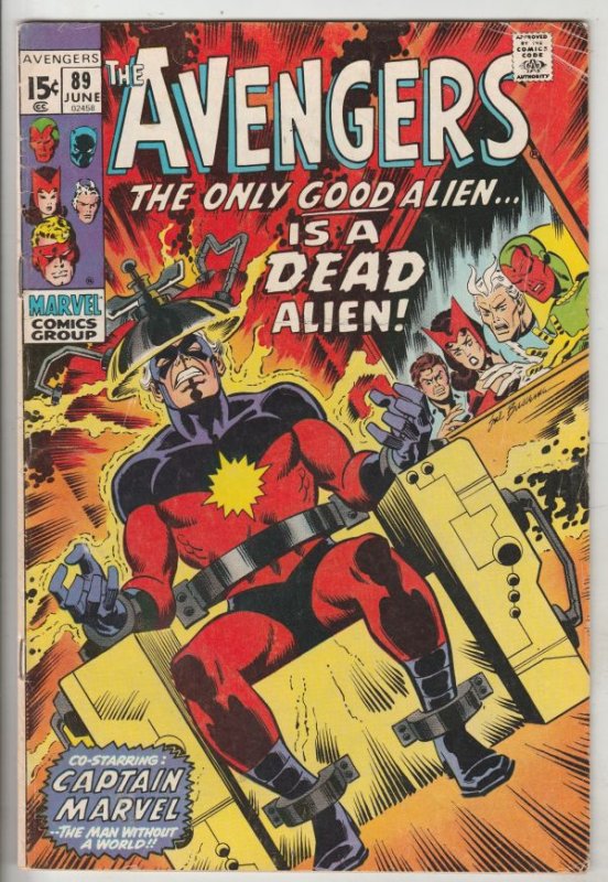 Avengers, The #89 (Jun-71) FN Mid-Grade Avengers