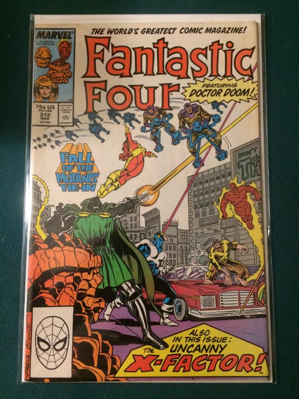 Fantastic Four #312 Fall of the Mutants Tie-In
