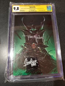 SPAWN # 285 VIRGIN CGC 9.8 SS TODD MCFARLANE & FRANCESO MATTINA