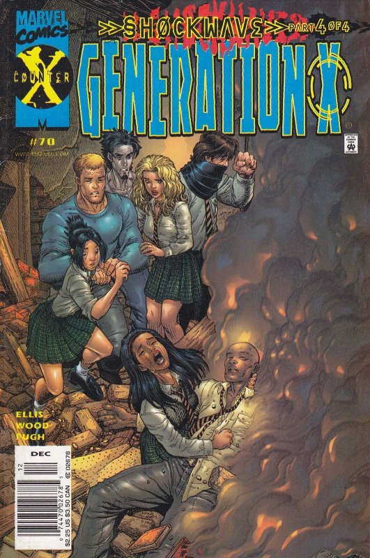Generation X #70 (Newsstand) FN ; Marvel | Warren Ellis Counter X Art Adams