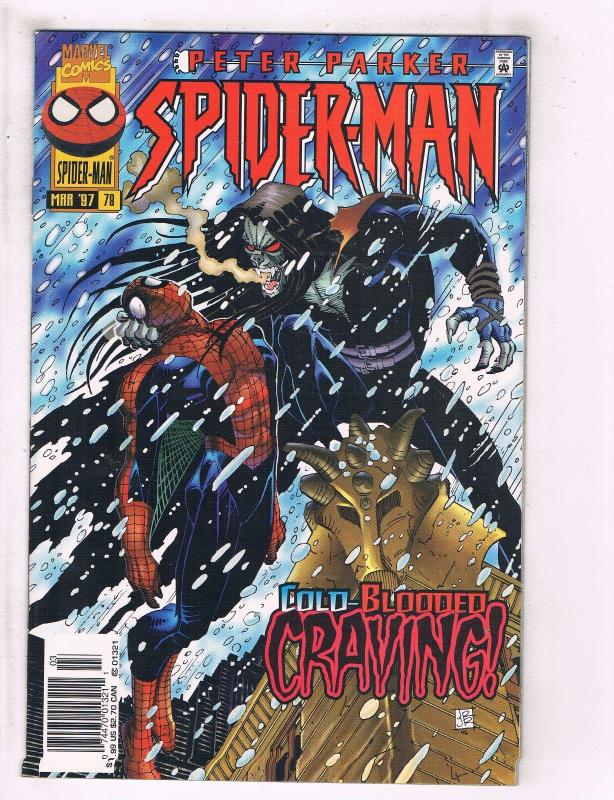 Lot of 2 Peter Parker, Spider-Man Marvel Comic Books #77 78 NW2