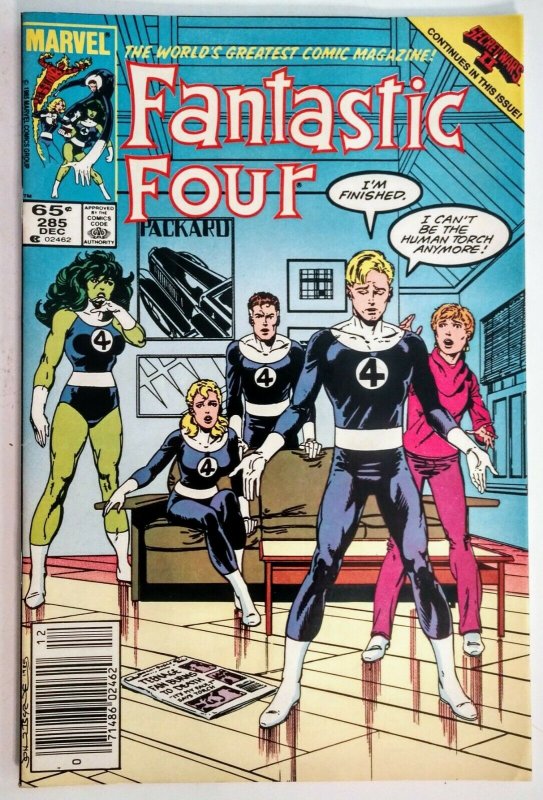 Fantastic Four #285 MARK JEWELERS VARIANT 