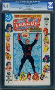 Justice League of America #209 (1982) CGC 9.4 NM