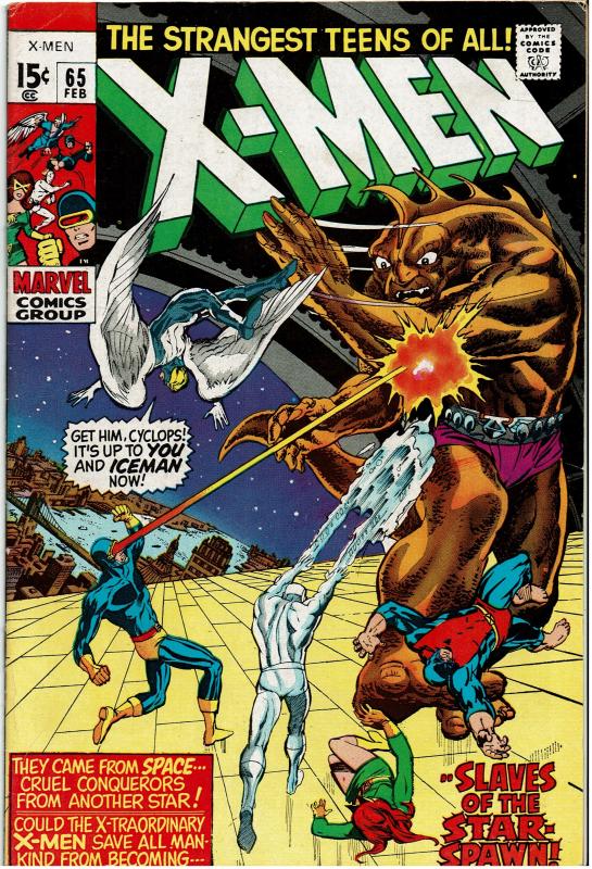 X-Men #65, 6.5 or Better, Signed by Neal Adams