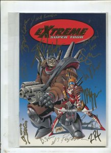 EXTREME SUPER TOUR GOLD VARIANT SIGNED BY 13 INC. LIEFELD (9.0)